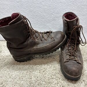Danner Gore-Tex 9" Men's Size 12 Insulated Steel Toe Leather Boots Made in USA
